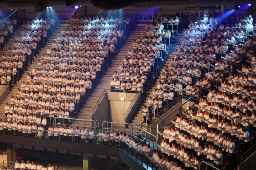 Chor in der SAP-Arena