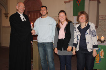 Michael Jäck, René Hekler, Jana Hoffmann und Monika Mayer-Jäck