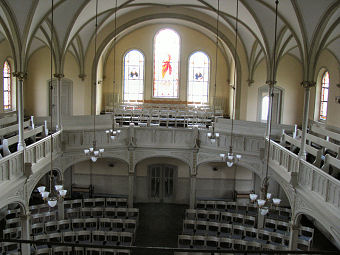 Blick von der Orgelempore